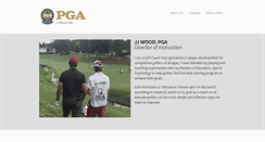 Desktop Screenshot of jjwoodgolf.com