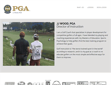 Tablet Screenshot of jjwoodgolf.com